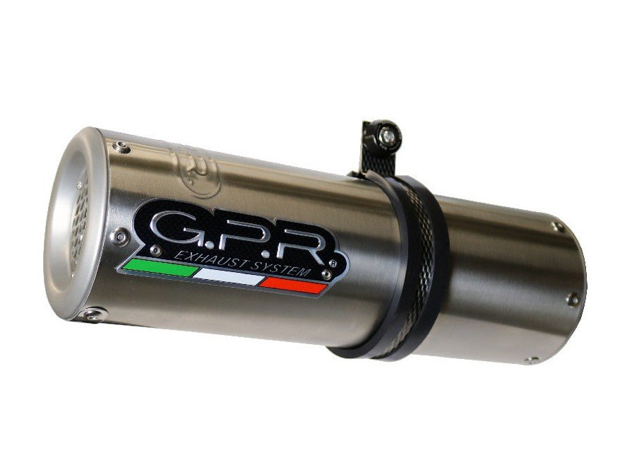 GPR Suzuki SV650 (2016 – ) Slip-on Exhaust "M3 Inox" (EU homologated)