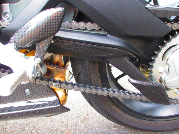 CARBONVANI MV Agusta Rivale Carbon Chain Guard (lower)