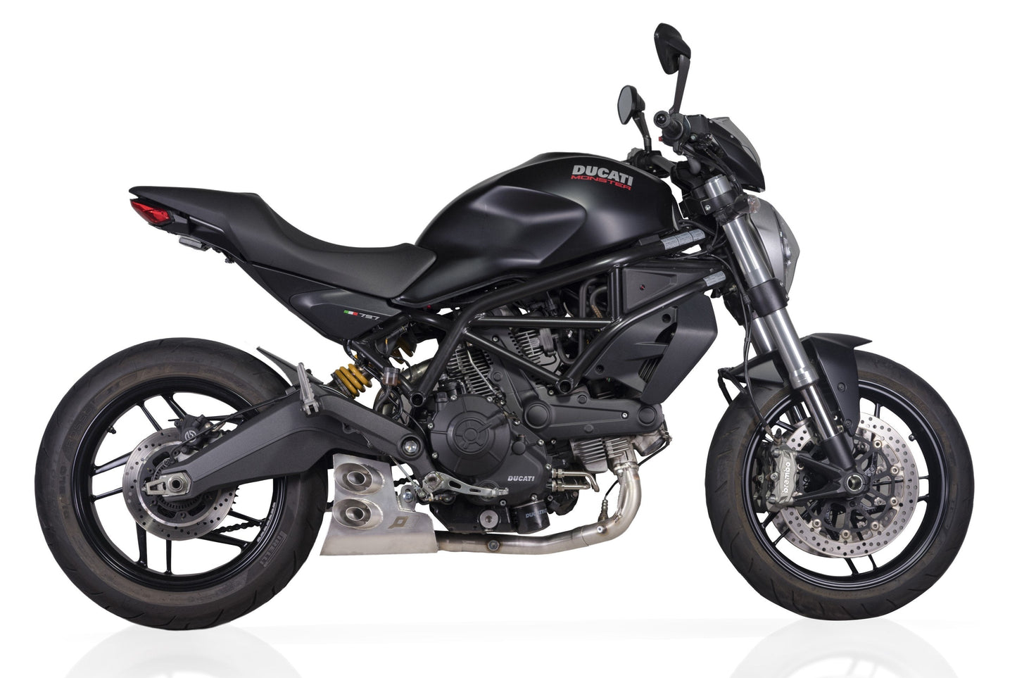 QD EXHAUST Ducati Monster 797 Full Exhaust System "Ex-Box Evo2" (EU homologated)