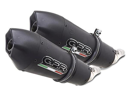 GPR Ducati Monster 696 Dual Slip-on Exhaust "GPE Anniversary Black Titanium" (EU homologated)