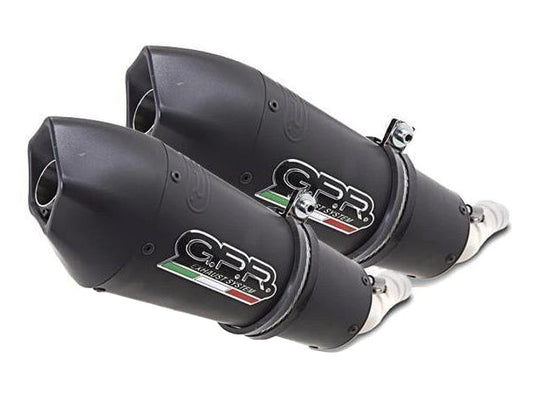 GPR Ducati Monster 796 Dual Slip-on Exhaust "GPE Anniversary Black Titanium" (EU homologated)