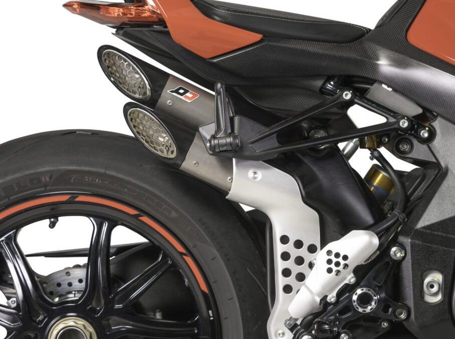 QD EXHAUST MV Agusta Brutale 1000 RR Slip-on Exhaust "Power Gun" (EU homologated)