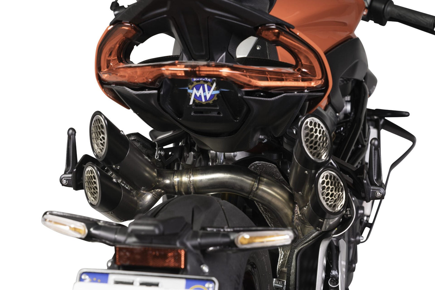 QD EXHAUST MV Agusta Brutale 1000 RR Slip-on Exhaust "Power Gun" (EU homologated)