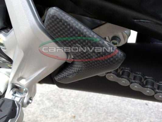 CARBONVANI MV Agusta Rivale Carbon Heel Guard (left side)