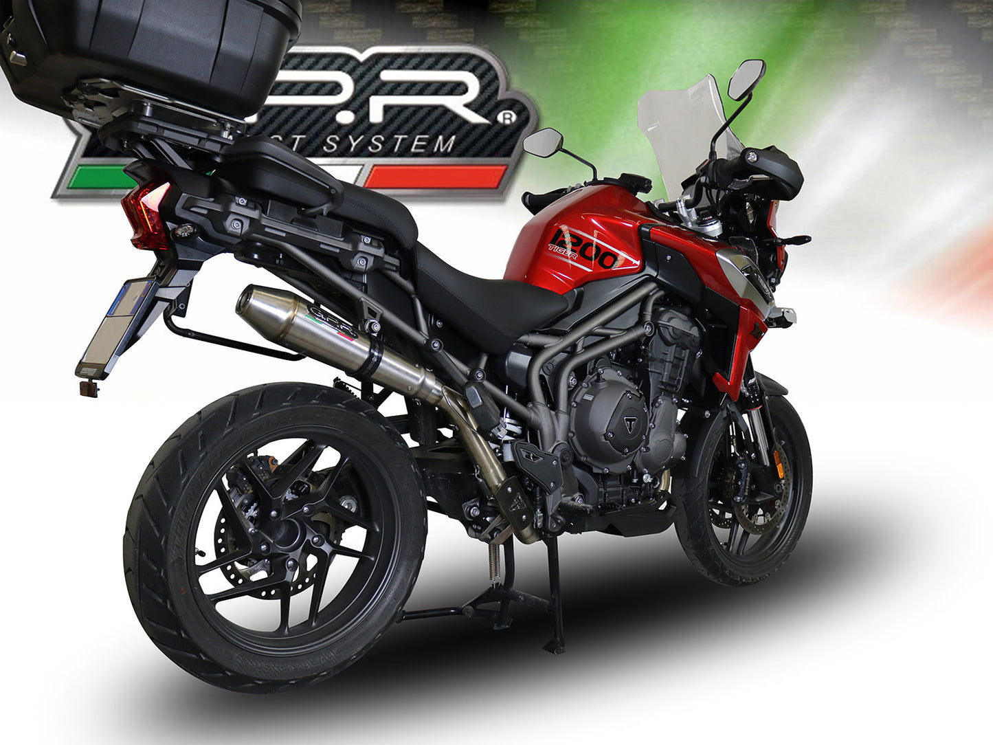 GPR Triumph Tiger 1200 (17/21) Slip-on Exhaust "MX-Cone" (EU homologated)