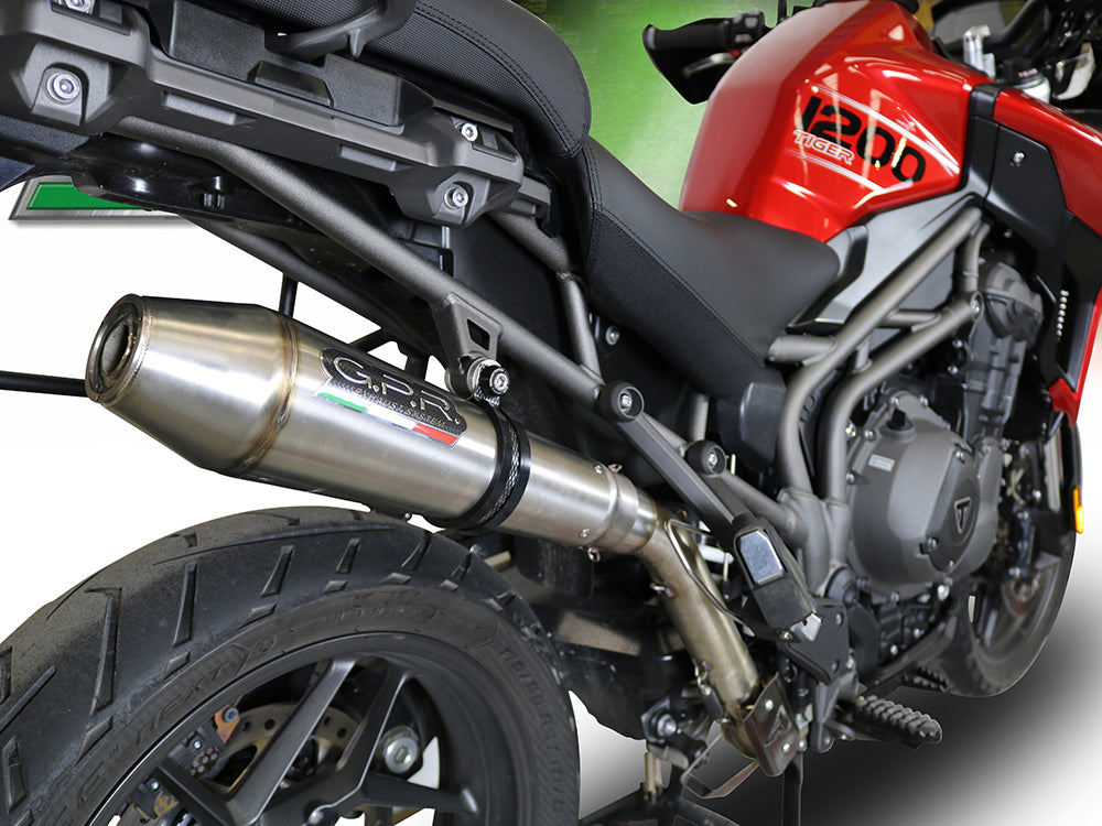 GPR Triumph Tiger 1200 (17/21) Slip-on Exhaust "MX-Cone" (EU homologated)