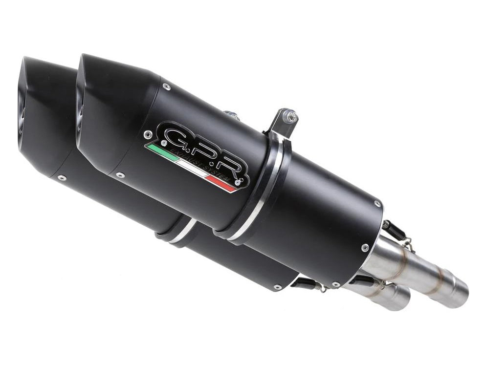 GPR Ducati Monster 796 Dual Slip-on Exhaust "Furore Nero" (EU homologated)