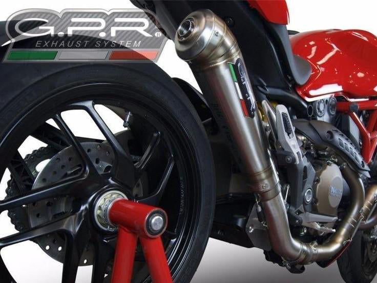 GPR Ducati Monster 821 Slip-on Exhaust "Powercone Evo 4" (EU homologated)