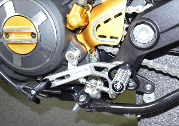 PPSCRA01 - DUCABIKE Ducati Scrambler / Monster 797 Adjustable Footpegs (pilot)