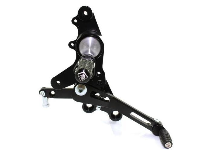 PRHM02 - DUCABIKE Ducati Multistrada / Hypermotard Adjustable Pilot Rearset