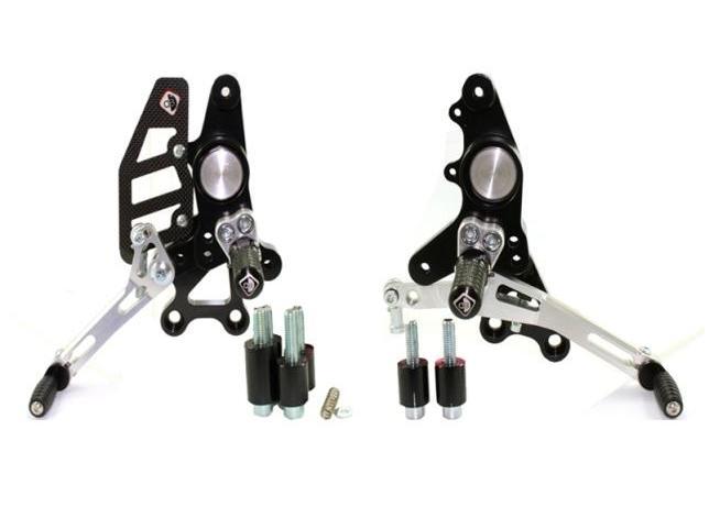 PRHM02 - DUCABIKE Ducati Multistrada / Hypermotard Adjustable Pilot Rearset