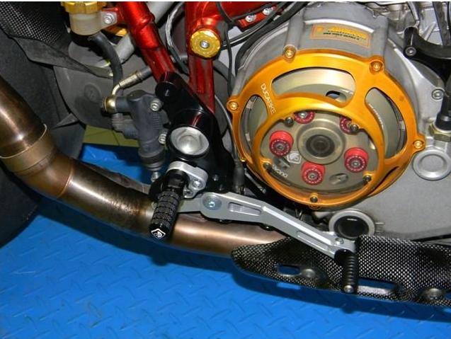 PRHM02 - DUCABIKE Ducati Multistrada / Hypermotard Adjustable Pilot Rearset