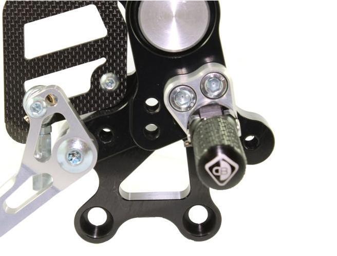 PRHM02 - DUCABIKE Ducati Multistrada / Hypermotard Adjustable Pilot Rearset