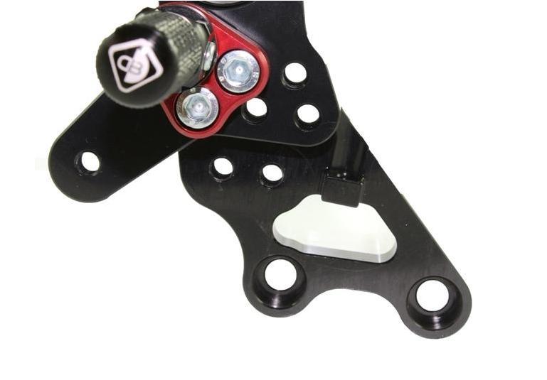 PRHM02 - DUCABIKE Ducati Multistrada / Hypermotard Adjustable Pilot Rearset