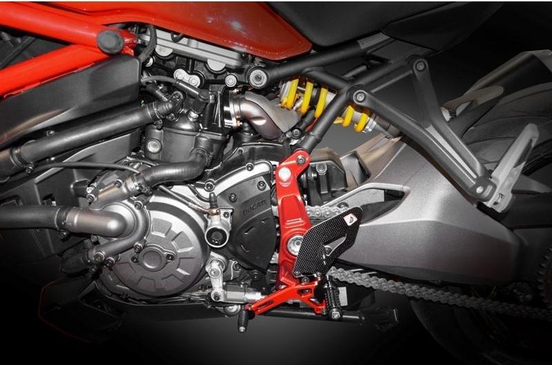 PRM1202 - DUCABIKE Ducati Monster / SuperSport Adjustable Pilot Rearset