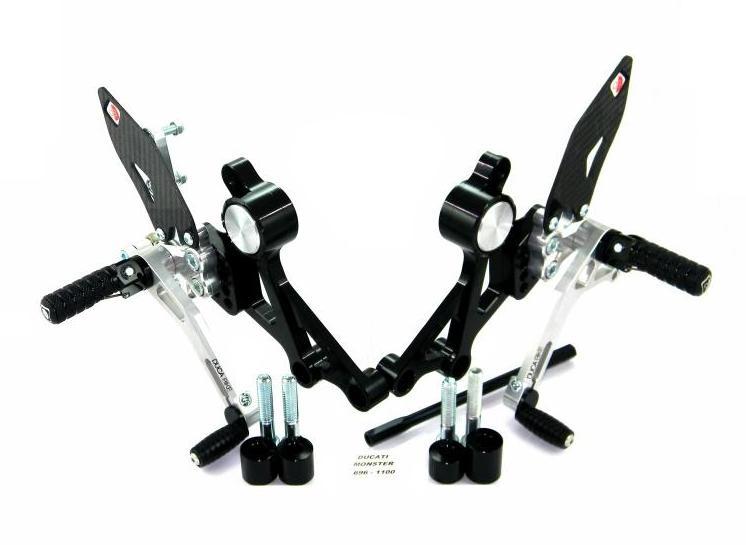 PRNM01 - DUCABIKE Ducati Monster Adjustable Pilot Rearset