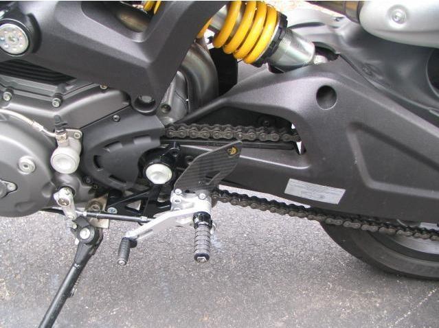 PRNM01 - DUCABIKE Ducati Monster Adjustable Pilot Rearset