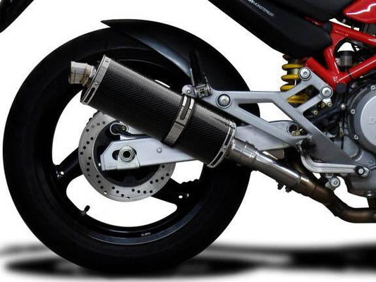 DELKEVIC Ducati Monster 620 Slip-on Exhaust Stubby 14" Carbon