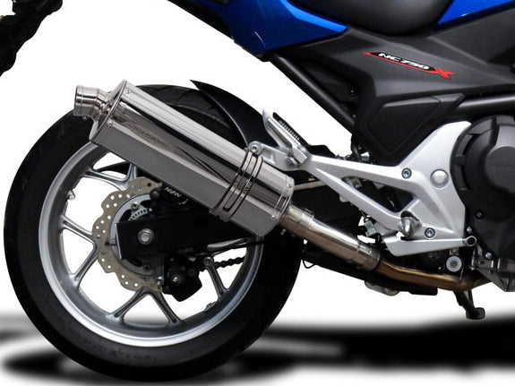 DELKEVIC Honda NC700 / NC750 (12/19) Slip-on Exhaust Stubby 14"