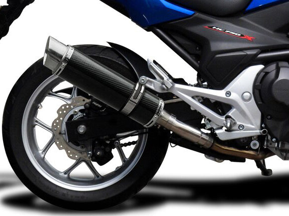 DELKEVIC Honda NC700 / NC750 (12/19) Slip-on Exhaust DL10 14" Carbon