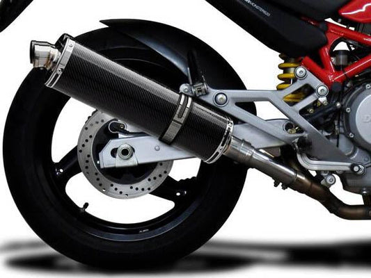 DELKEVIC Ducati Monster 620 Slip-on Exhaust Stubby 18" Carbon