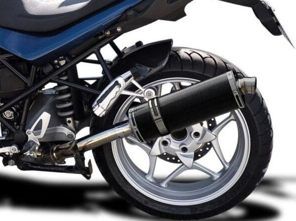 DELKEVIC BMW R1200R (06/10) Slip-on Exhaust Stubby 14" Carbon