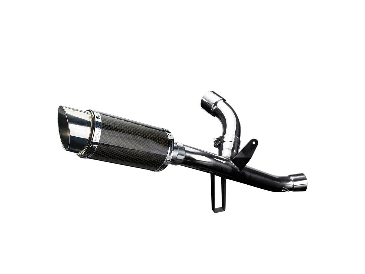 DELKEVIC Ducati Multistrada 950 De-Cat Slip-on Exhaust Mini 8" Carbon