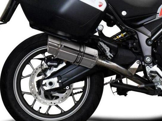 DELKEVIC Ducati Multistrada 950 De-Cat Slip-on Exhaust Mini 8"