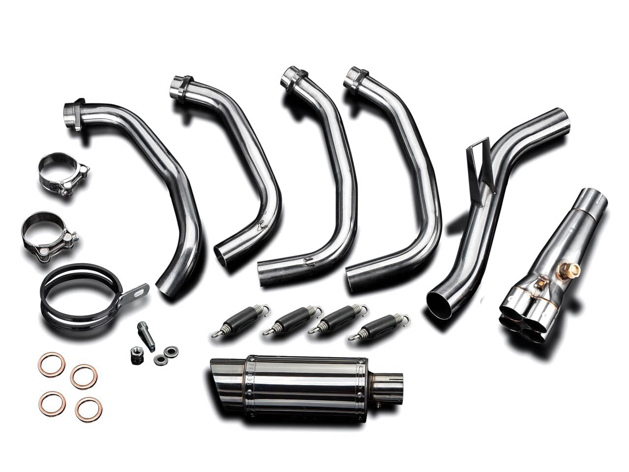 DELKEVIC Kawasaki Z900RS Full Exhaust System with Mini 8" Silencer