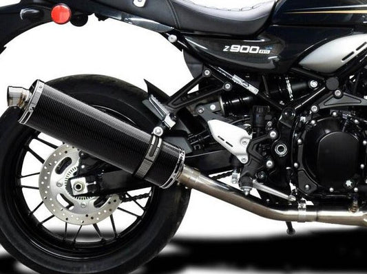 DELKEVIC Kawasaki Z900RS Full Exhaust System with Stubby 18" Carbon Silencer