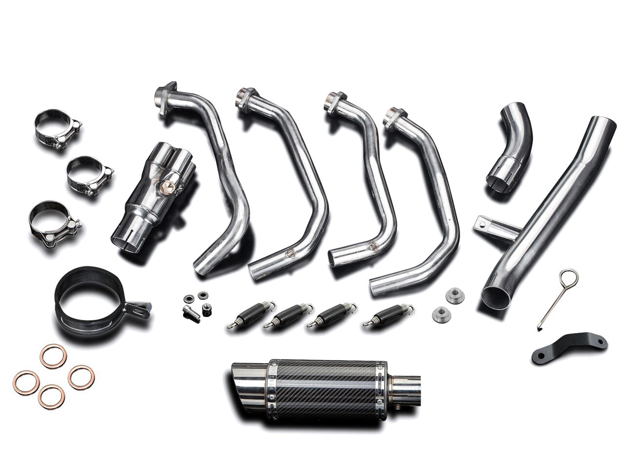 DELKEVIC Kawasaki Z900 (17/19) Full Exhaust System Mini 8" Carbon