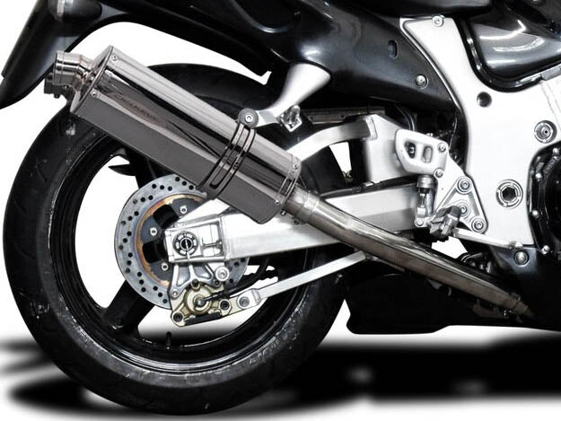 DELKEVIC Suzuki GSXR1300 Hayabusa (99/07) Full 4-2 Exhaust System with Stubby 14" Silencers