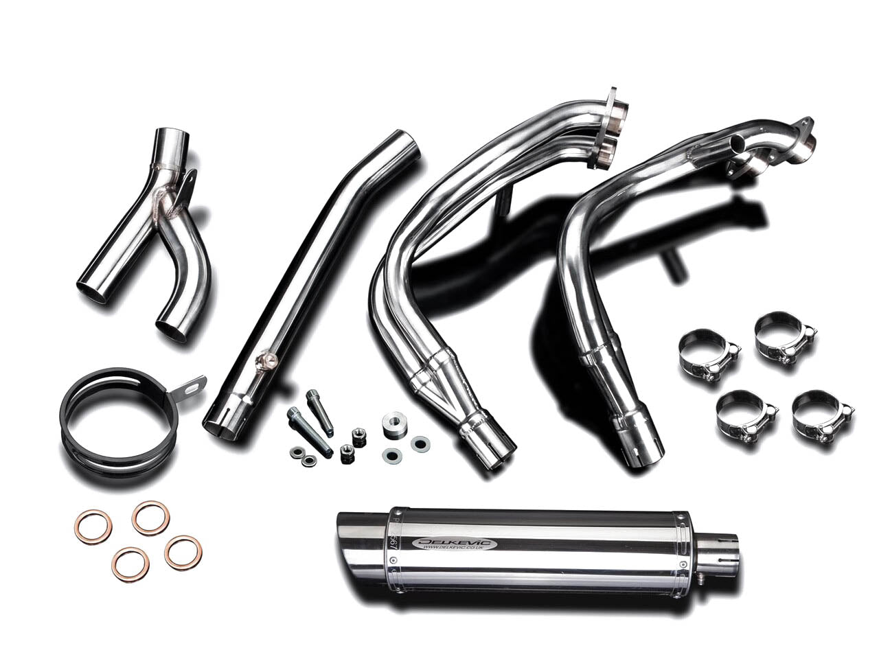 DELKEVIC Suzuki GSXR1300 Hayabusa (99/07) Full 4-1 Exhaust System with SL10 14" Silencer