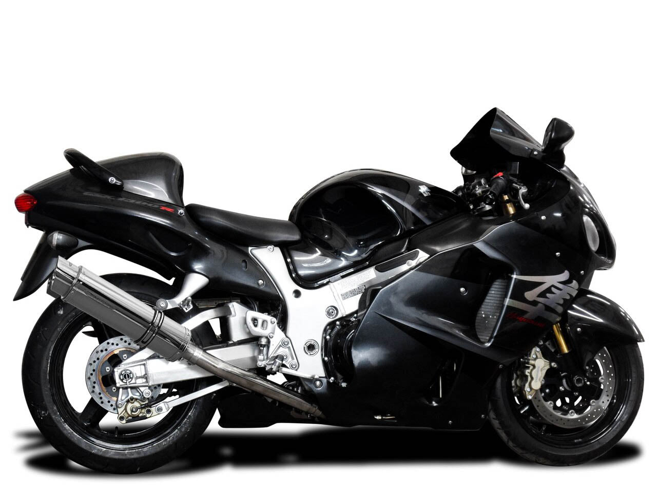 DELKEVIC Suzuki GSXR1300 Hayabusa (99/07) Full 4-1 Exhaust System with SL10 14" Silencer