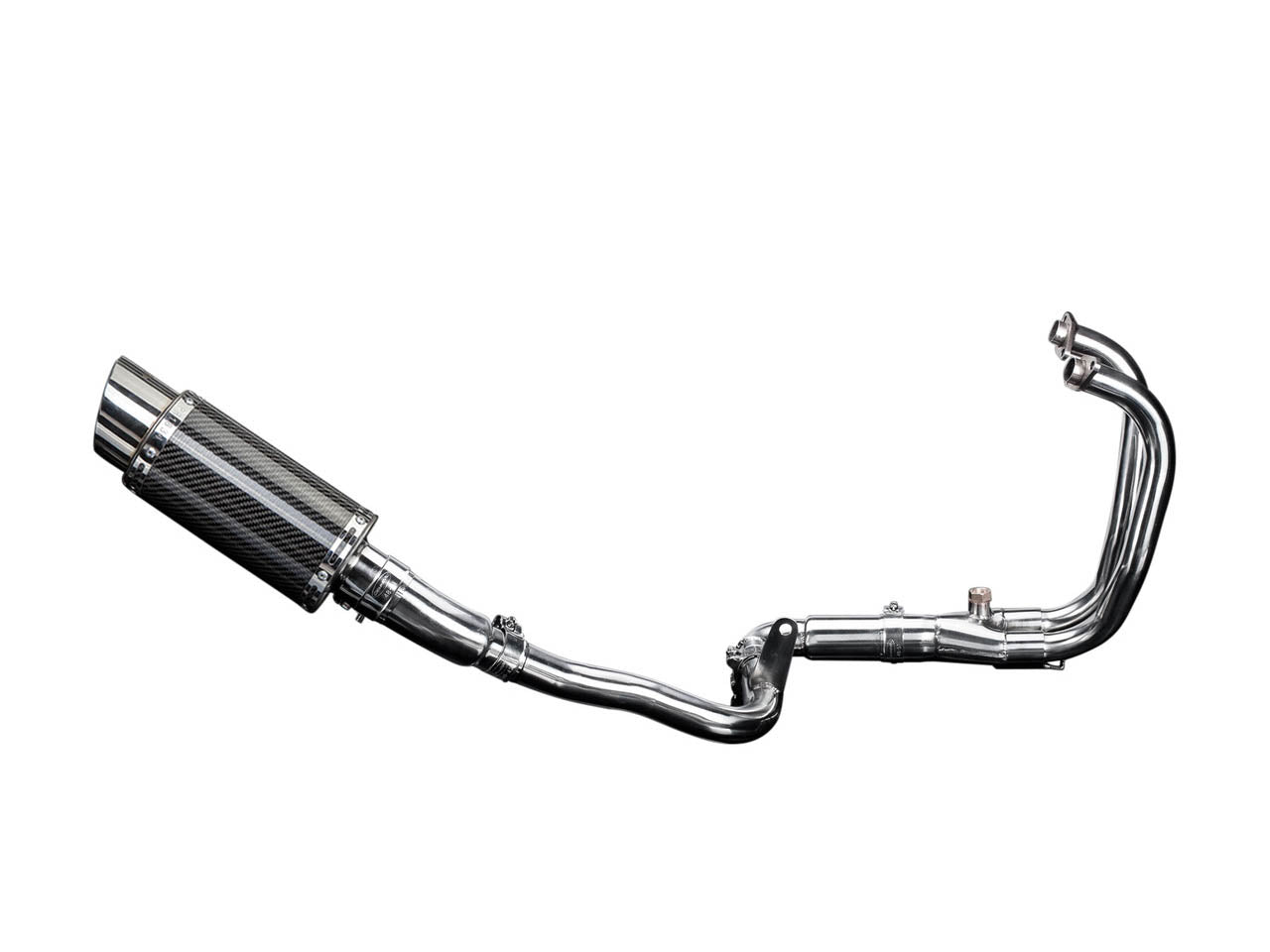 DELKEVIC Kawasaki KLE 300 Versys-X Full Exhaust System with Mini 8" Carbon Silencer