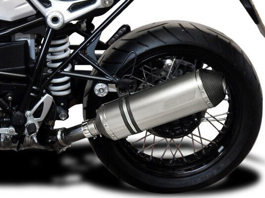 DELKEVIC BMW R nineT Slip-on Exhaust 13.5" X-Oval Titanium