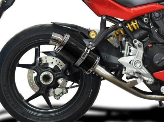 DELKEVIC Ducati Supersport 950/939 De-Cat Slip-on Exhaust DS70 9" Carbon