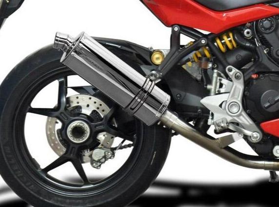 DELKEVIC Ducati Supersport 950/939 De-Cat Slip-on Exhaust Stubby 14"