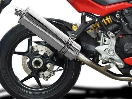 DELKEVIC Ducati Supersport 950/939 De-Cat Slip-on Exhaust Stubby 18"