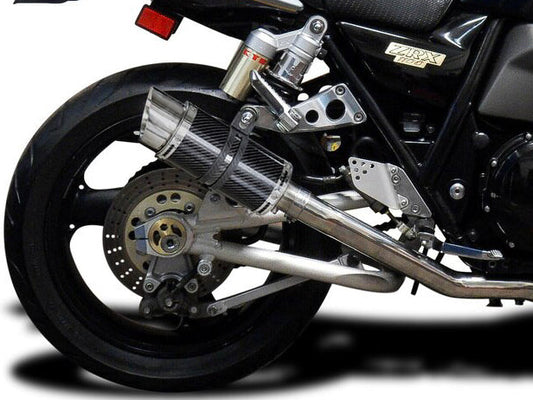 DELKEVIC Kawasaki ZRX1100 / ZRX1200 Full Exhaust System Mini 8" Carbon