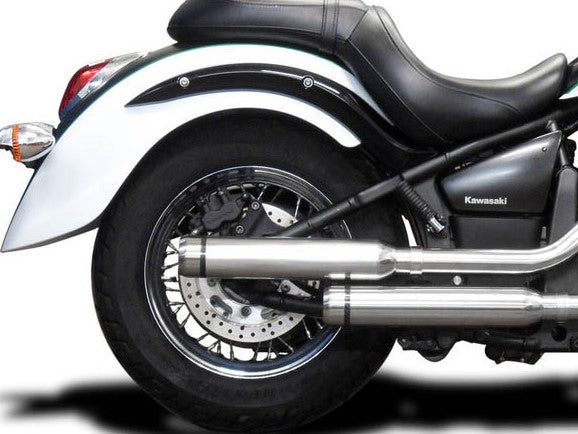 DELKEVIC Kawasaki VN900 Vulcan Full Exhaust System "Bull Nose 16"