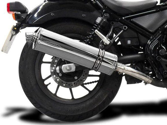 DELKEVIC Honda CMX300/500 Rebel Slip-on Exhaust Stubby 18"