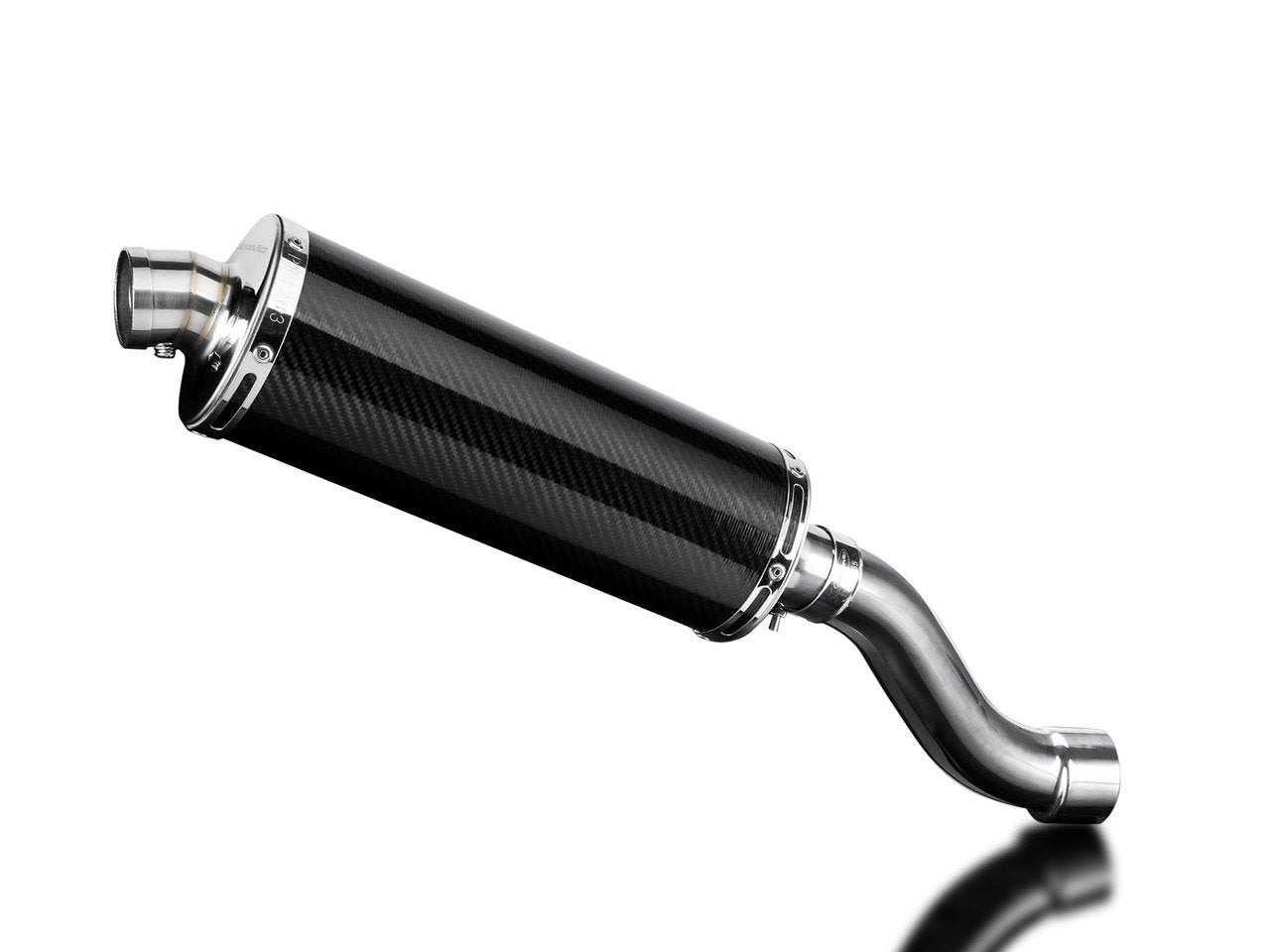 DELKEVIC Ducati Monster 821 / 1200 Slip-on Exhaust Stubby 14" Carbon