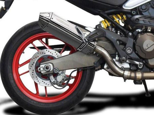 DELKEVIC Ducati Monster 821 / 1200 Slip-on Exhaust 13" Tri-Oval