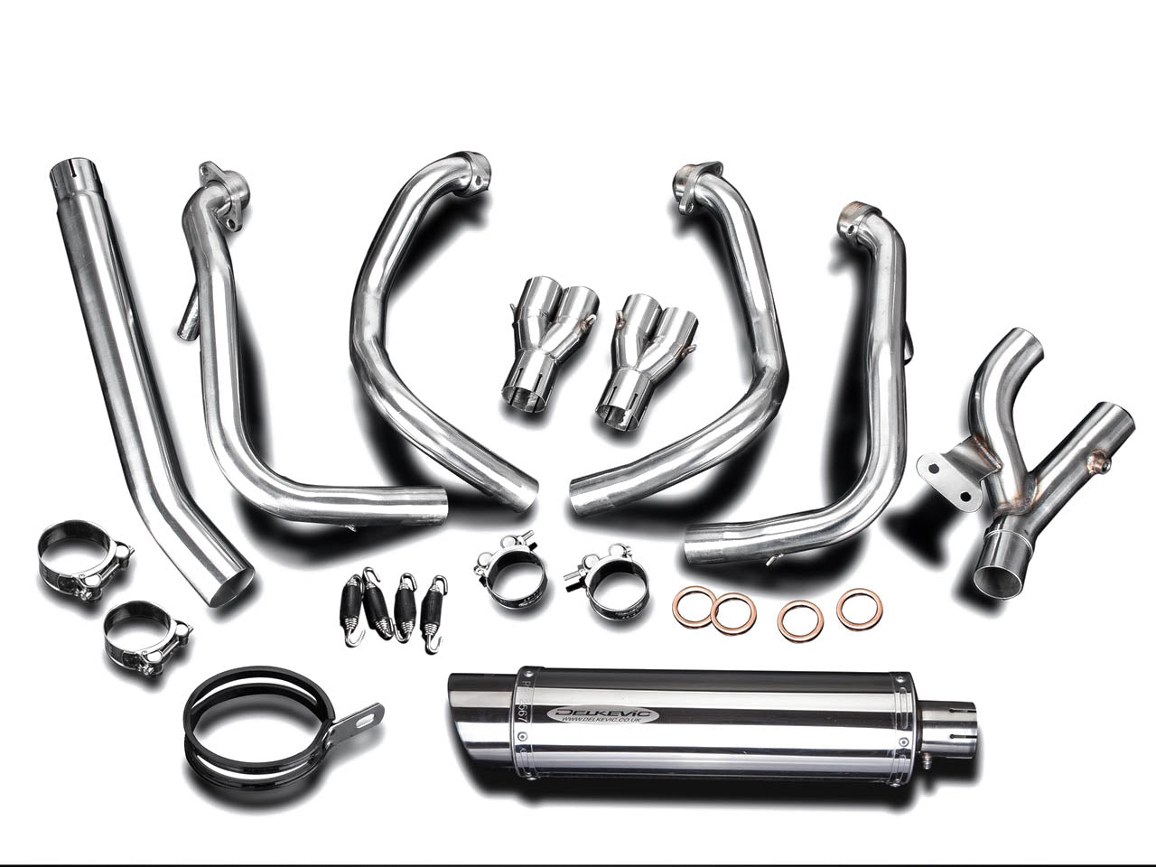 DELKEVIC Suzuki GSXR1300 Hayabusa (08/20) Full 4-1 Exhaust System with SL10 14" Silencer