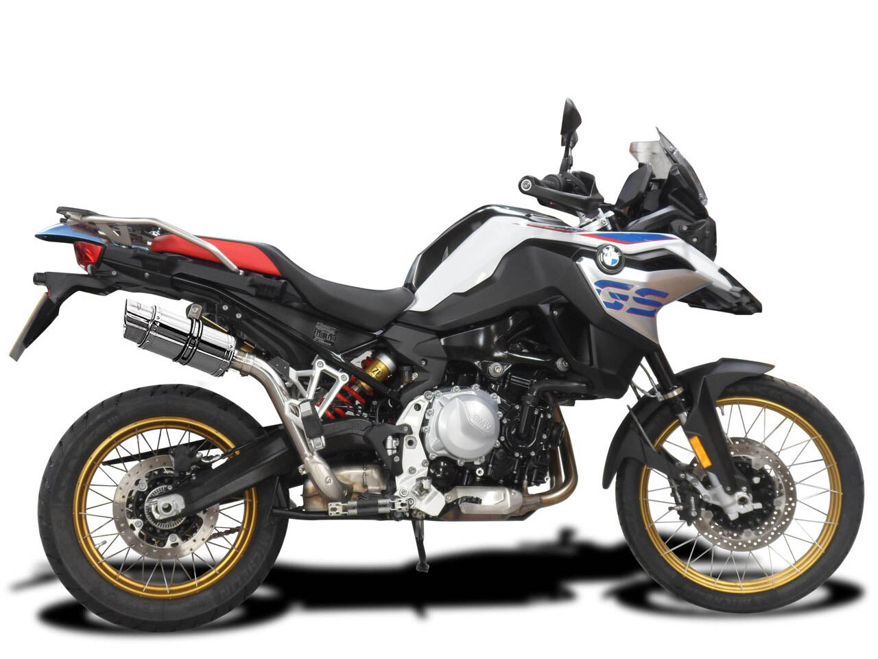 DELKEVIC BMW F750GS / F850GS Slip-on Exhaust Mini 8"