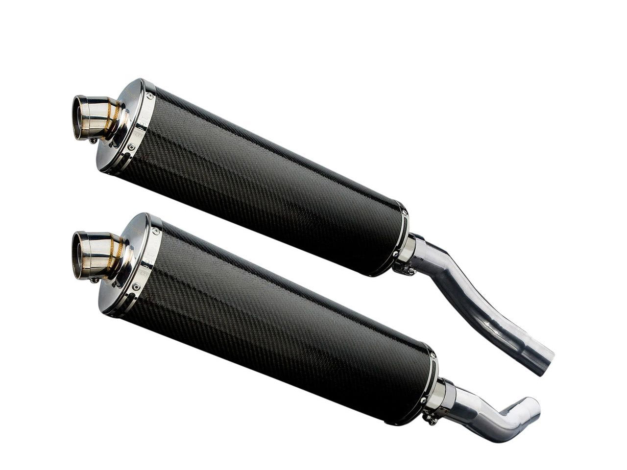 DELKEVIC Honda ST1300 (02/16) Slip-on Exhaust Stubby 18" Carbon