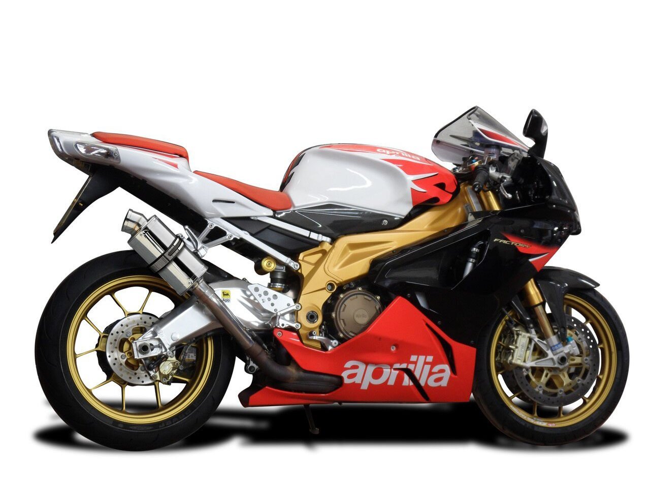 DELKEVIC Aprilia RSV 1000 R / Tuono V2 Slip-on Exhaust SS70 9"