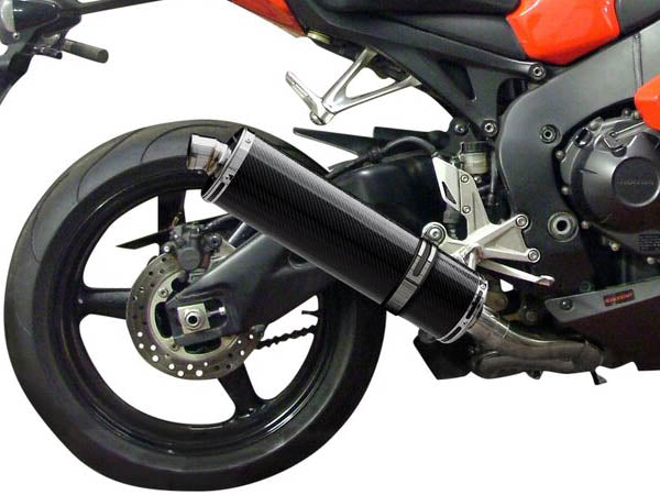 DELKEVIC Honda CBR1000RR (08/16) Slip-on Exhaust Stubby 18" Carbon