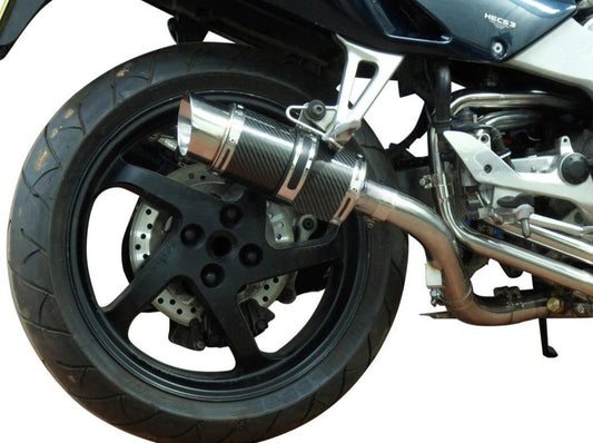 DELKEVIC Honda VFR800 Interceptor (98/01) Full Exhaust System with Mini 8" Carbon Silencer